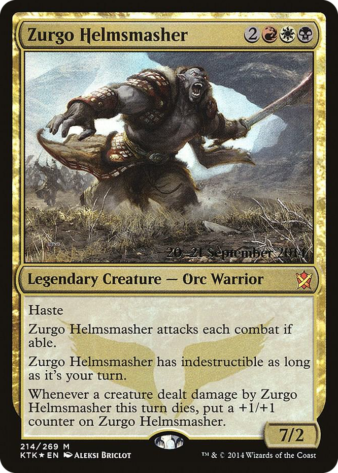 Zurgo Helmsmasher #214 M - Prerelease Cards Pokemon card