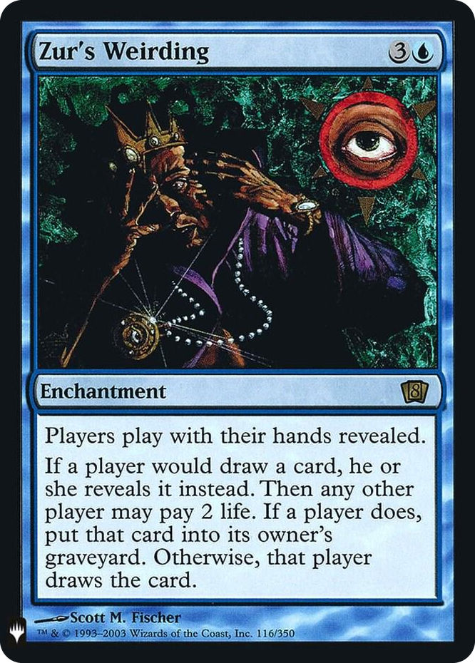 Zur's Weirding #116 R - The List Reprints Pokemon card