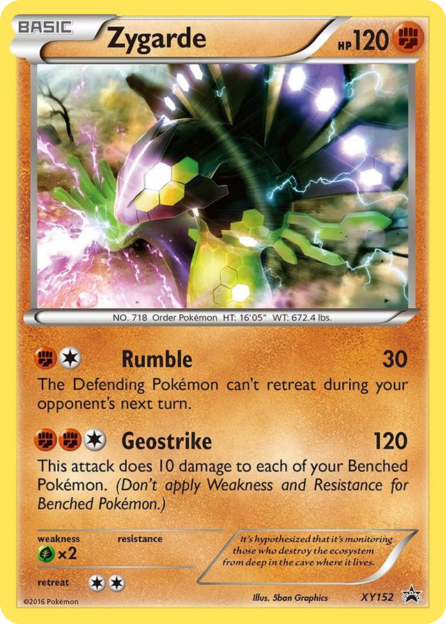 XY152 Zygarde Promo XY Promos