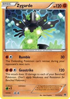 0053 Zygarde - 53/124 (XY Fates Collide) Holo Rare Deck Exclusives