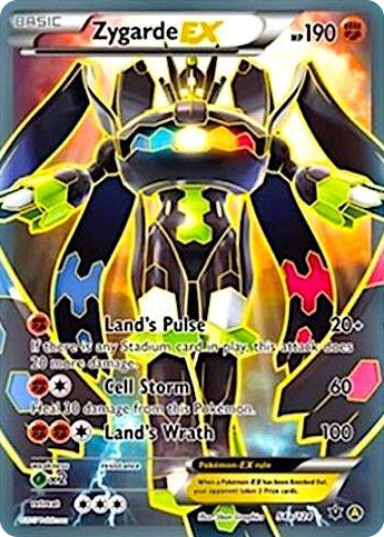 0054a Zygarde EX - 54a/124 Promo Alternate Art Promos