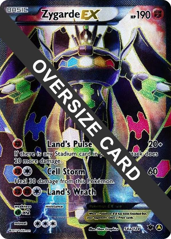 0054a Zygarde EX - 54a/124 Promo Jumbo Cards