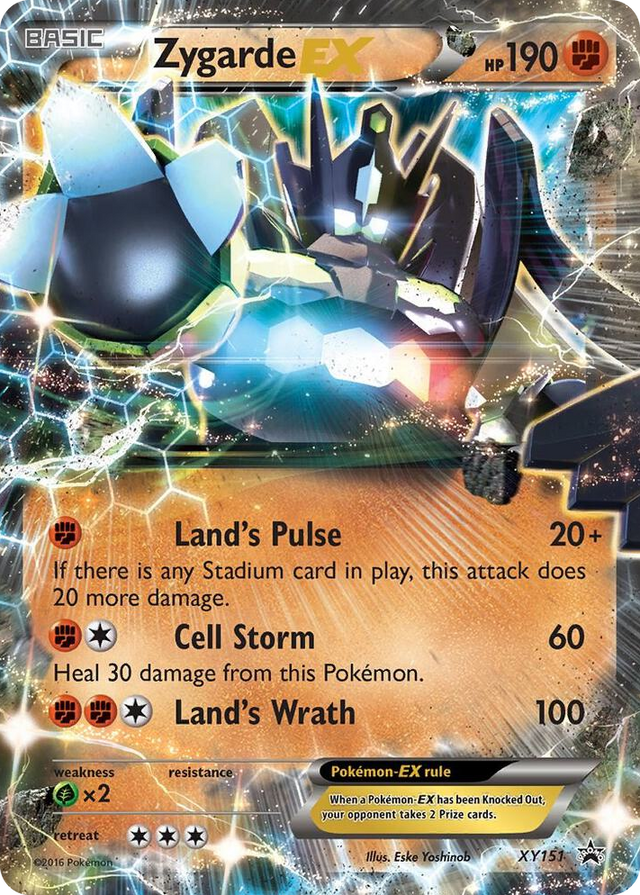 XY151 Zygarde EX (Shiny) Promo XY Promos