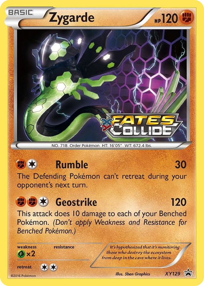 XY129 Zygarde (Prerelease) Promo XY Promos