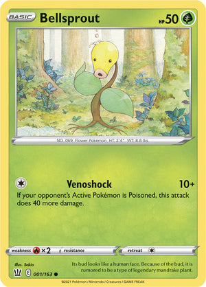 0001 Bellsprout Common Battle Styles