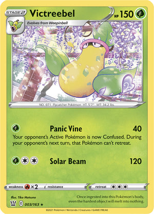 0003 Victreebel Rare Battle Styles