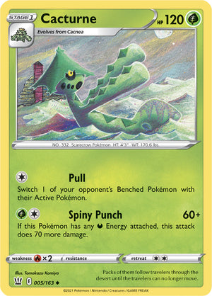 0005 Cacturne Uncommon Battle Styles