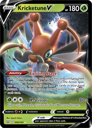 0006 Kricketune Ultra Rare Battle Styles