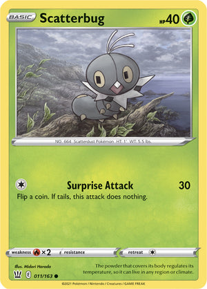0011 Scatterbug Common Battle Styles