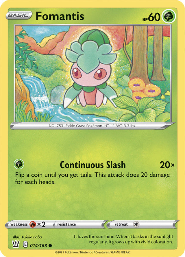 Pokemon Battle Styles Fomantis #14