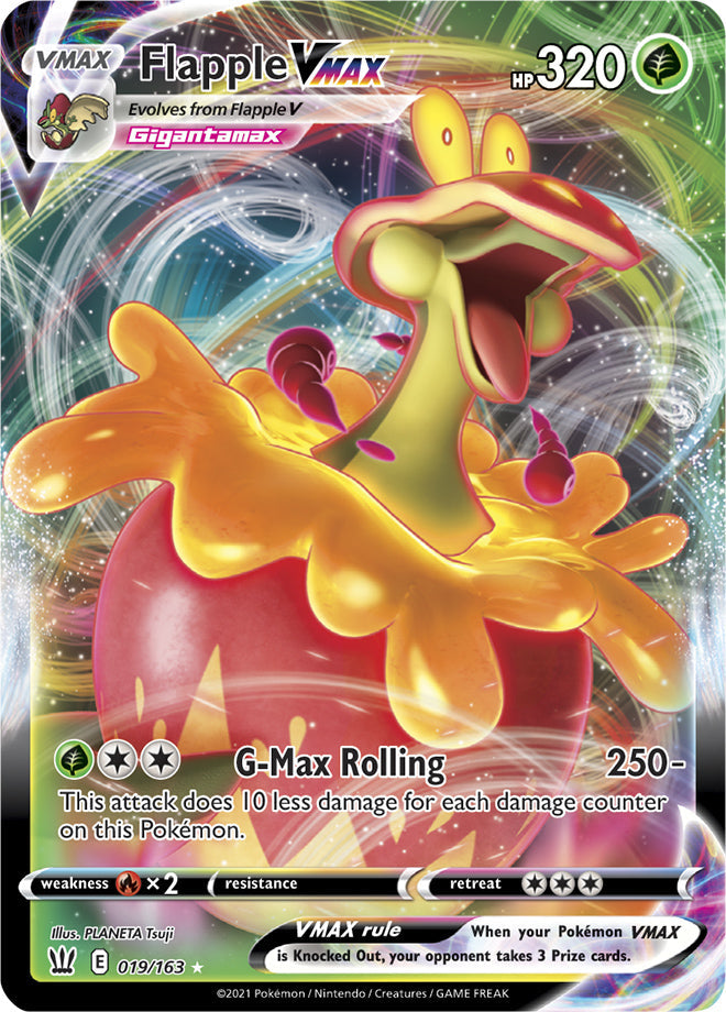 pokemon battle styles rare card Flapple VMAX #19 – The Hobby Bin Marvel's Spider-Man: Eternal-Legal Pokémon Hit Points130 HP Yugioh: Kaiba Corporation Card Pack Options:Absol (Heavy)