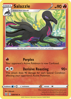 0028 Salazzle Rare Battle Styles