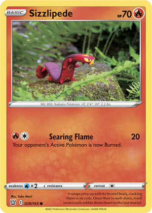 0029 Sizzlipede Common Battle Styles