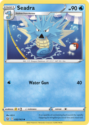 0032 Seadra Uncommon Battle Styles