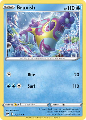 0043 Bruxish Uncommon Battle Styles
