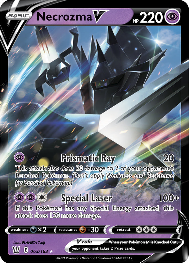 Necrozma #63/163 Ultra Rare - Battle Styles Pokemon card