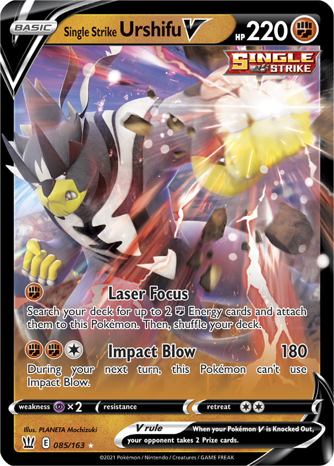 Urshifu #85/163 Ultra Rare - Battle Styles Pokemon card
