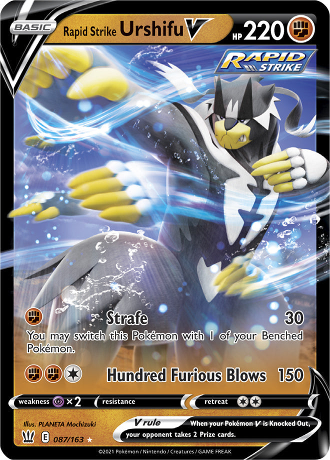 Urshifu #87/163 Ultra Rare - Battle Styles Pokemon card