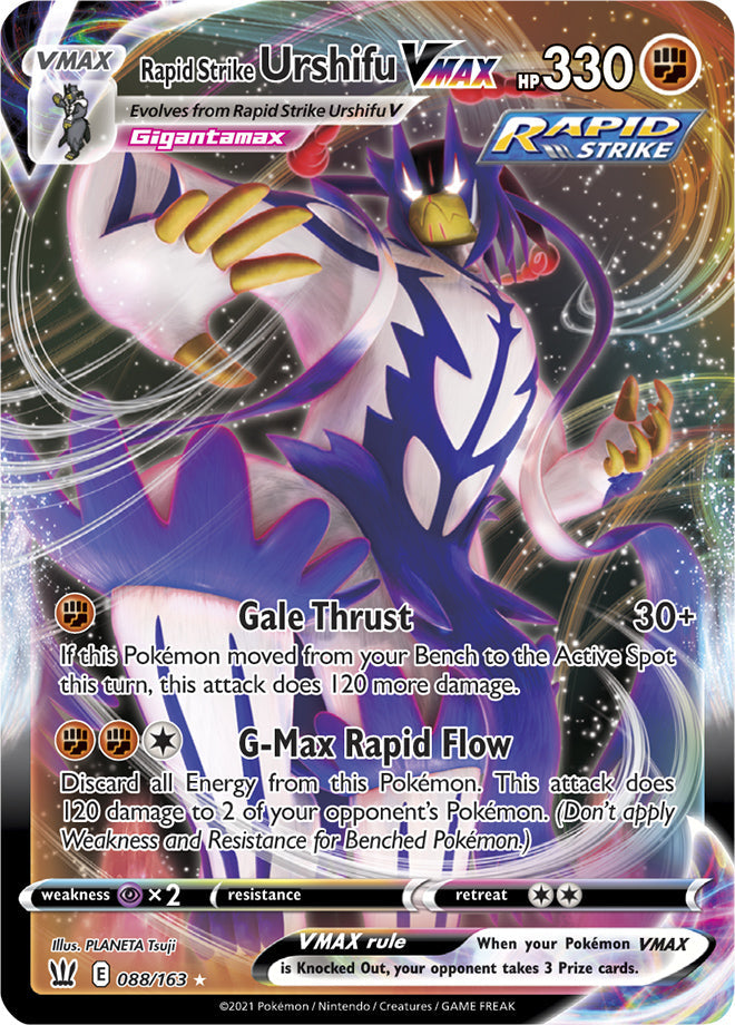 Urshifu #88/163 Ultra Rare - Battle Styles Pokemon card