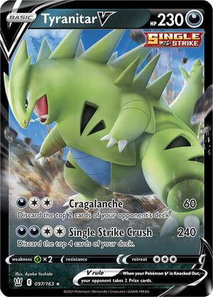 0097 Tyranitar Ultra Rare Battle Styles