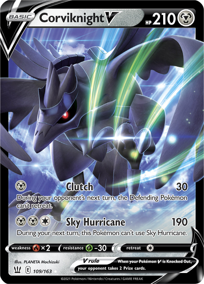 Corviknight #109/163 Ultra Rare - Battle Styles Pokemon card