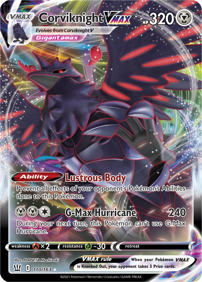 Corviknight #110/163 Ultra Rare - Battle Styles Pokemon card