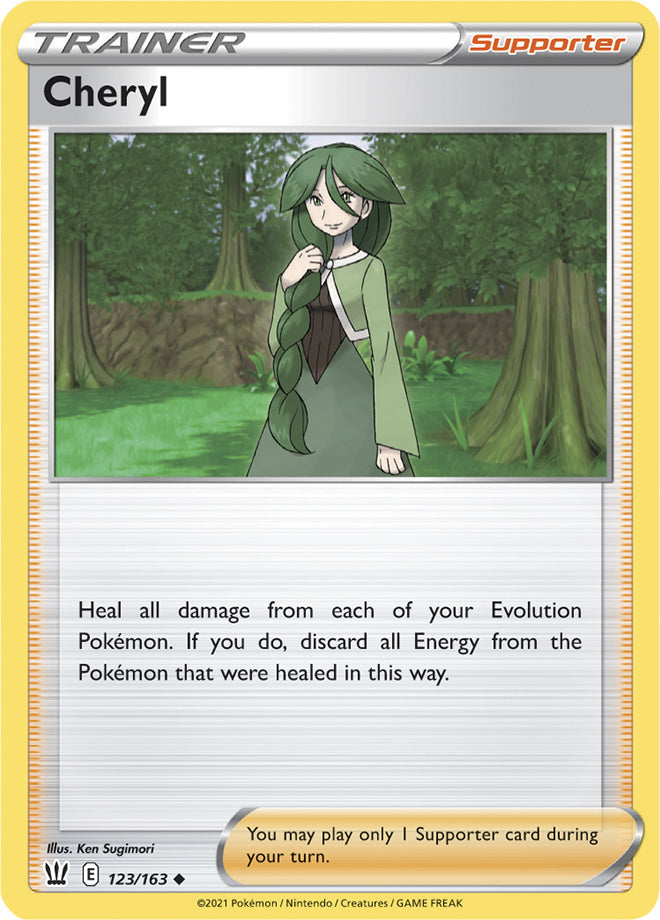 Cheryl #123/163 Uncommon - Battle Styles Pokemon card
