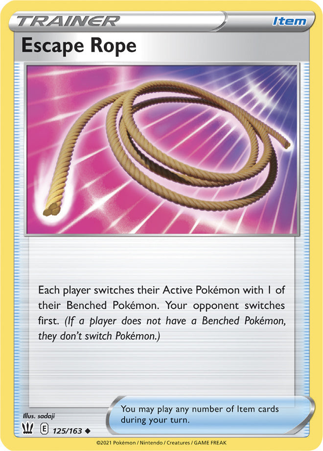 Pokemon Battle Styles Escape Rope #125