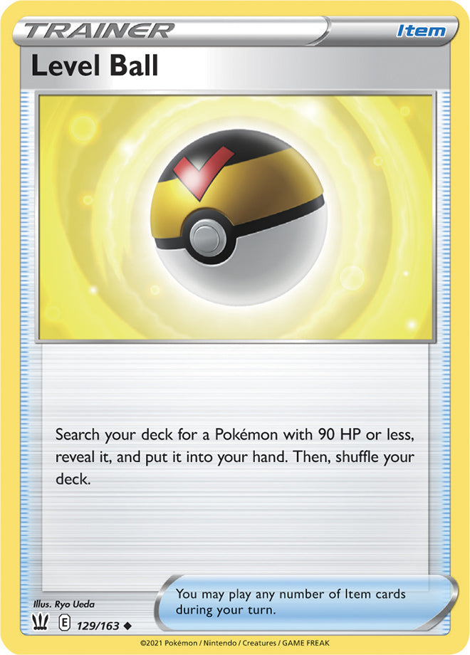 Level Ball #129/163 Uncommon - Battle Styles Pokemon card