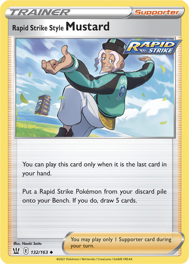 Mustard #132/163 Uncommon - Battle Styles Pokemon card