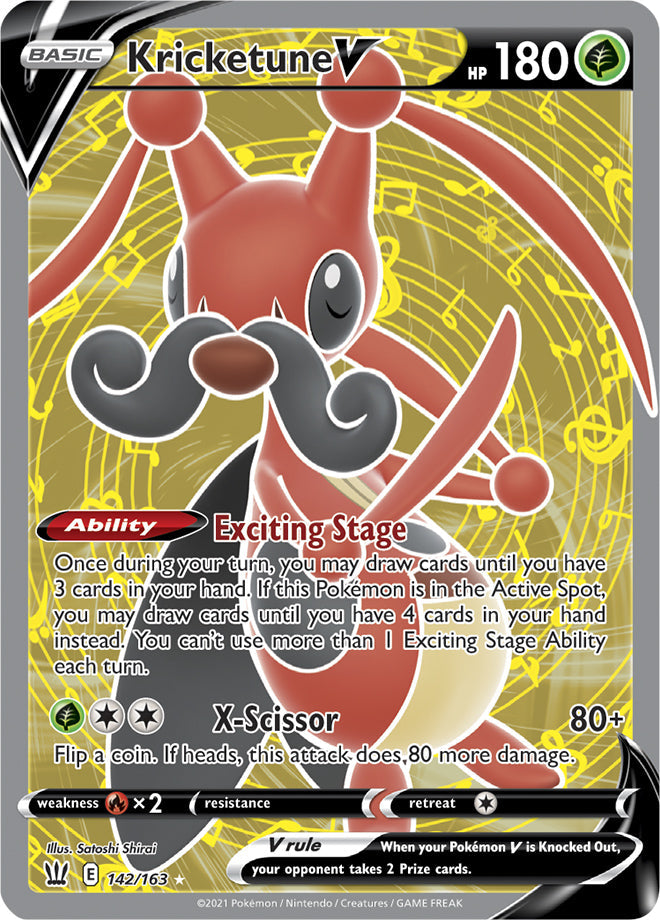 0142 Kricketune Ultra Rare Battle Styles