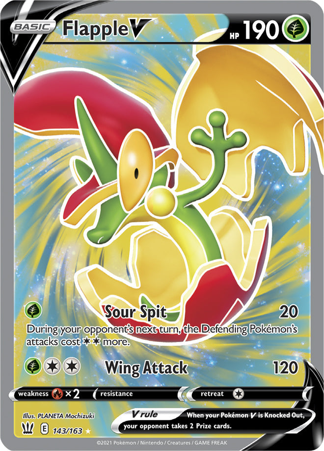 Flapple #143/163 Ultra Rare - Battle Styles Pokemon card