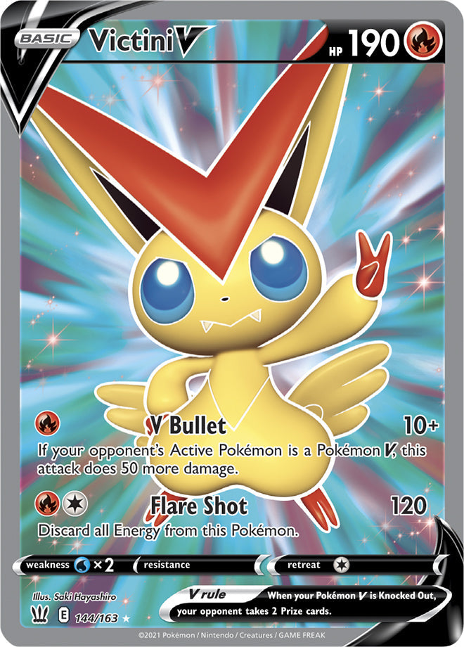 Victini #144/163 Ultra Rare - Battle Styles Pokemon card