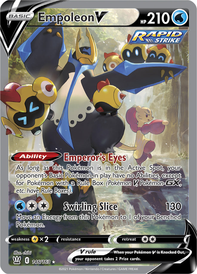 Empoleon #146/163 Ultra Rare - Battle Styles Pokemon card