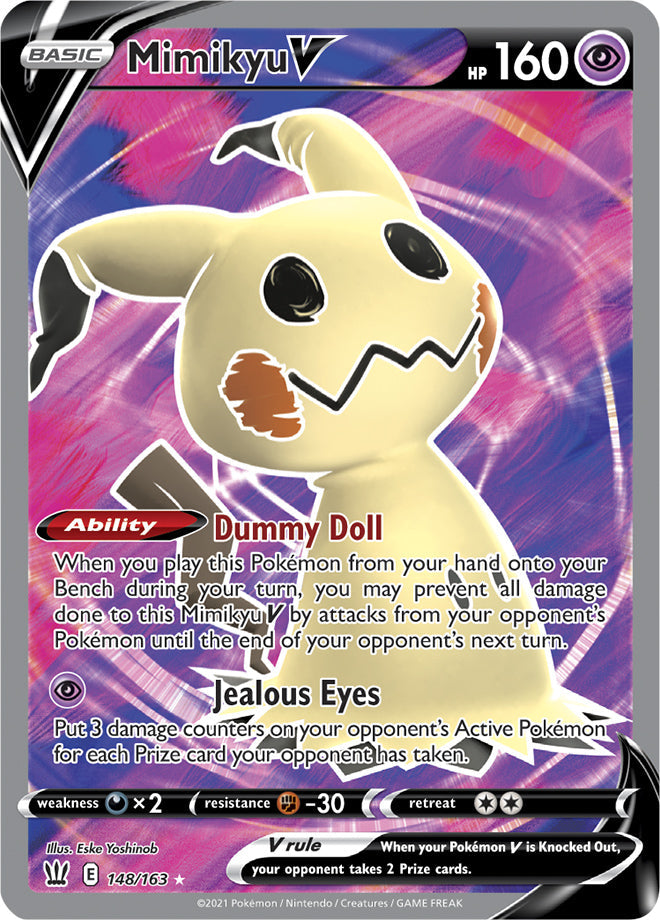 Mimikyu #148/163 Ultra Rare - Battle Styles Pokemon card