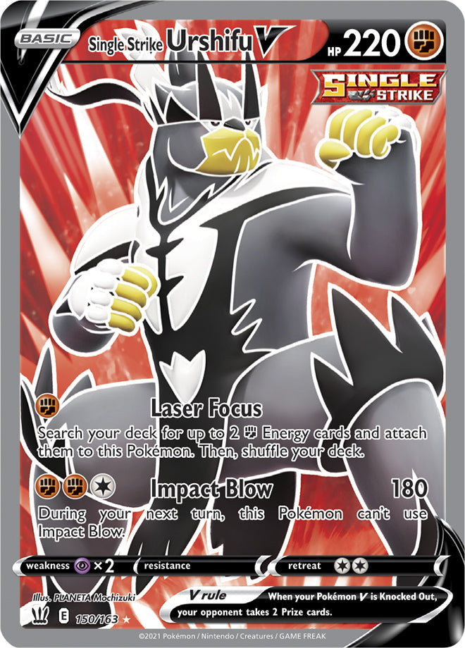 0150 Urshifu Ultra Rare Battle Styles
