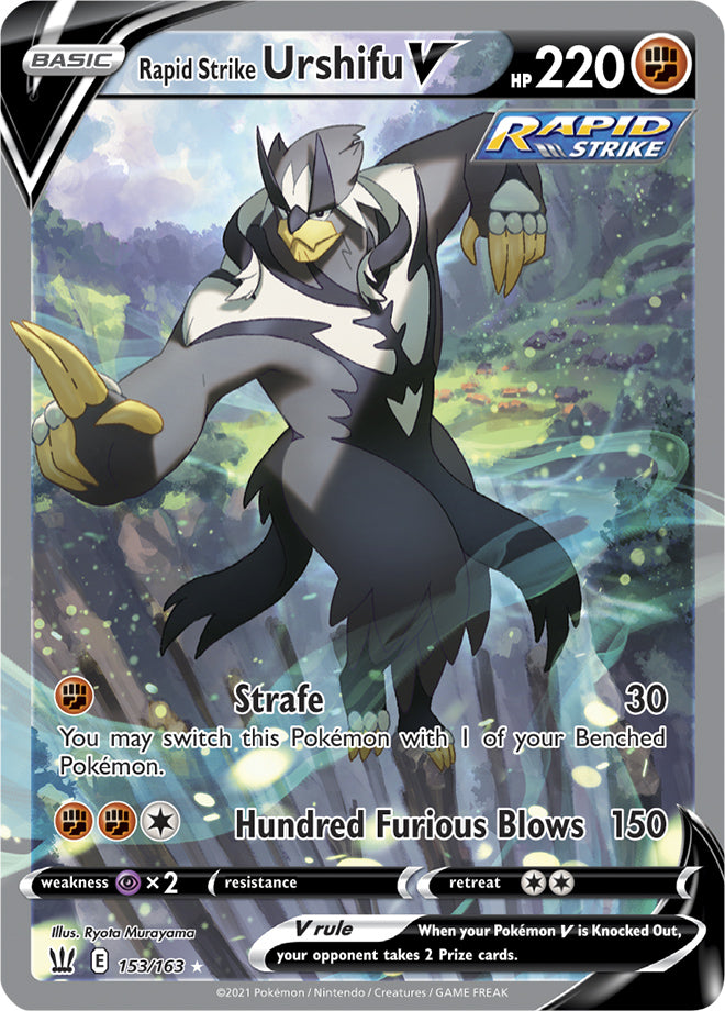 Urshifu #153/163 Ultra Rare - Battle Styles Pokemon card