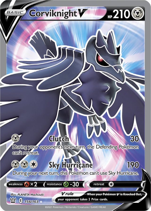 Pokemon Battle Styles Corviknight V #156