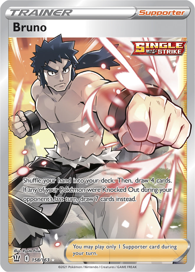 Bruno #158/163 Ultra Rare - Battle Styles Pokemon card