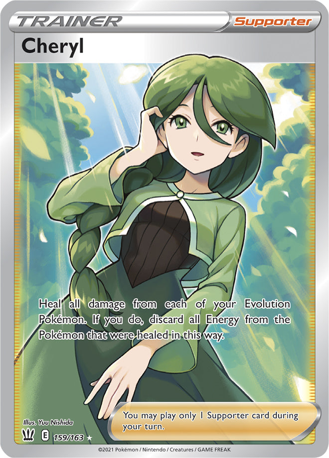 Cheryl #159/163 Ultra Rare - Battle Styles Pokemon card