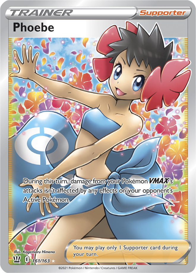 Phoebe #161/163 Ultra Rare - Battle Styles Pokemon card