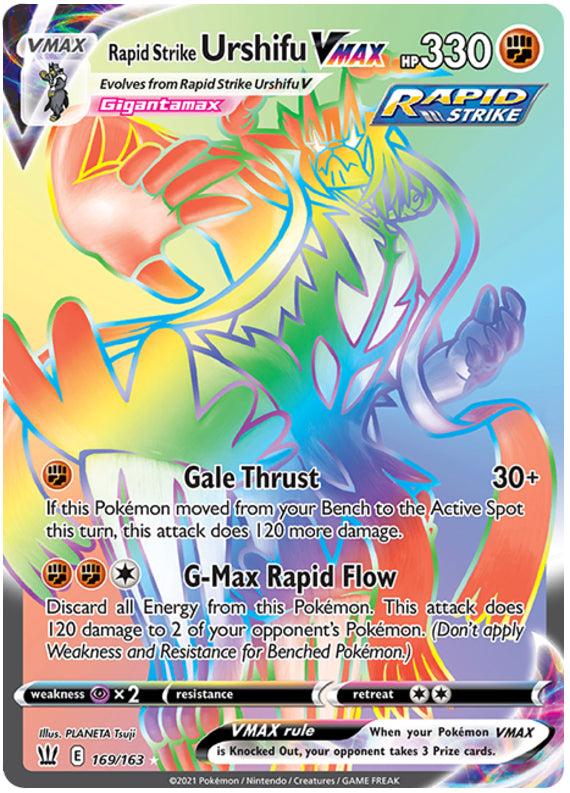 Urshifu #169/163 Secret Rare - Battle Styles Pokemon card