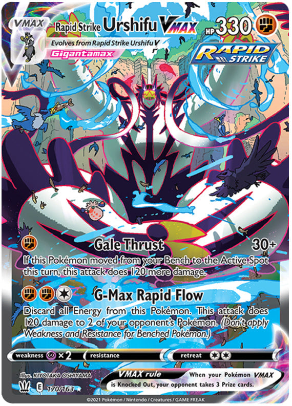 Urshifu #170/163 Secret Rare - Battle Styles Pokemon card