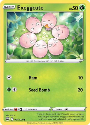 0001 Exeggcute Common Brilliant Stars