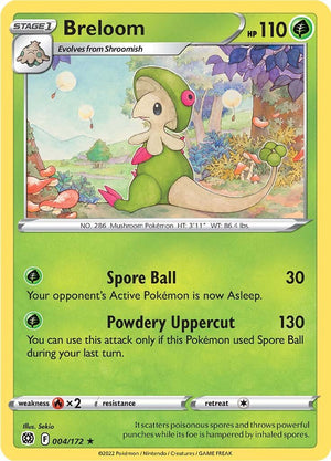 0004 Breloom Rare Brilliant Stars