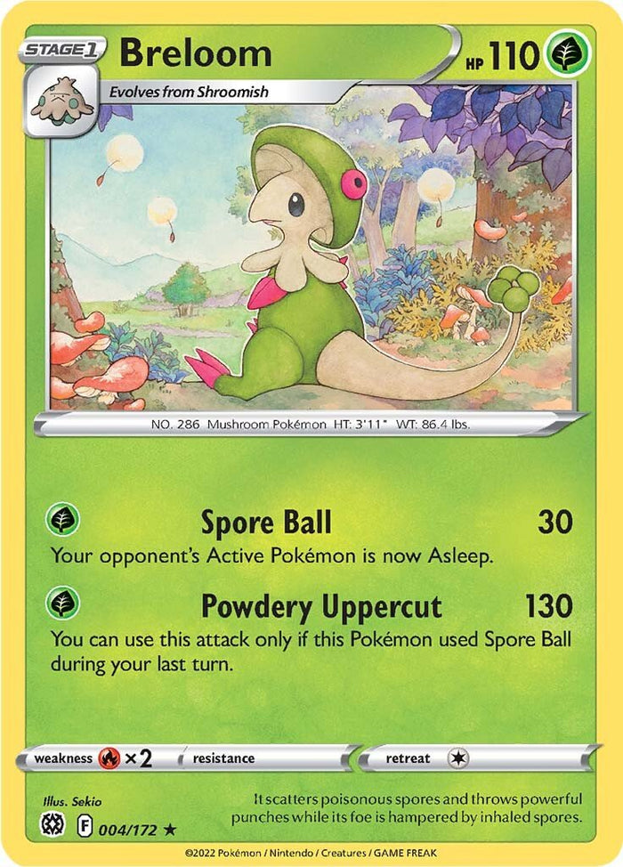 0004 Breloom Rare Brilliant Stars