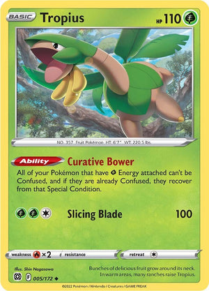 0005 Tropius Uncommon Brilliant Stars