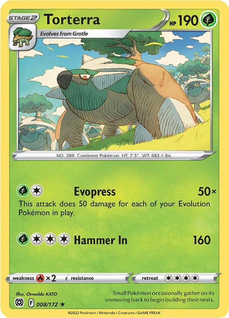 Pokemon Brilliant Stars Torterra #8