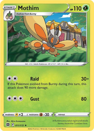 0011 Mothim Rare Brilliant Stars