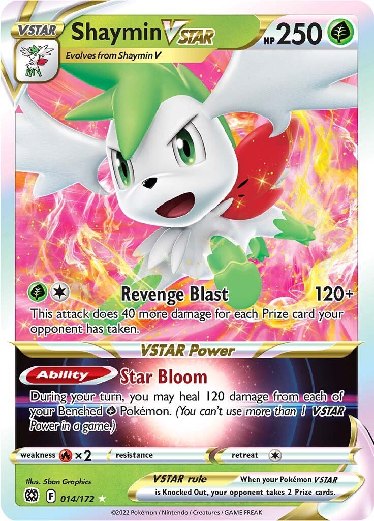 Pokemon Brilliant Stars Shaymin VSTAR #14